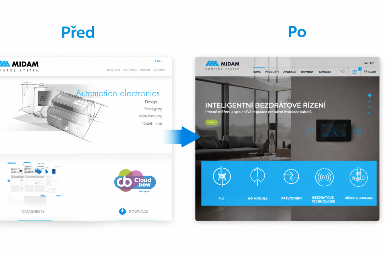 MIDAM - MIDAM spouští nový web