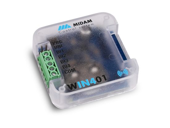 MIDAM - Bezdrátový modul 4 digitálních vstupů - MIDAM WIN401