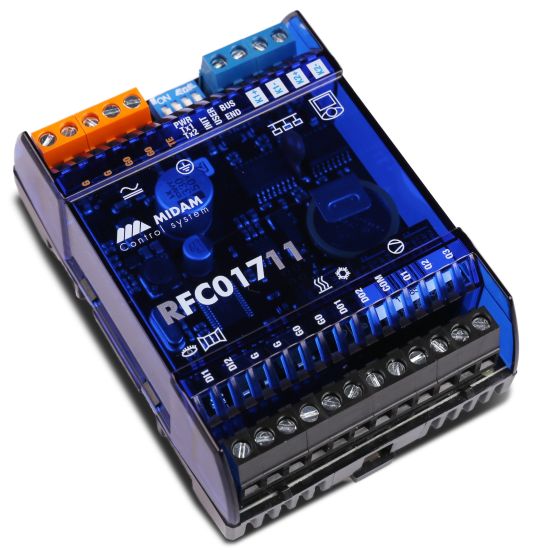 MIDAM - Komunikativní regulátor fancoilu - MIDAM RFC01711