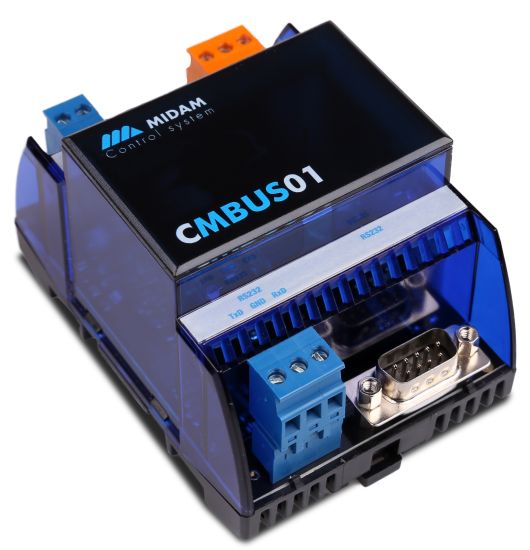 MIDAM - Převodník M-Bus (Meter-Bus)/RS232 - MIDAM CMBUS01
