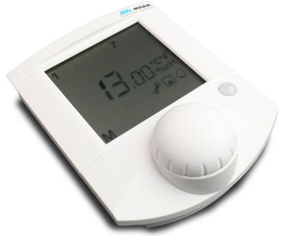 MIDAM - Pokojový ovladač s měřením Rn CO2 PIR - MIDAM RUI84011