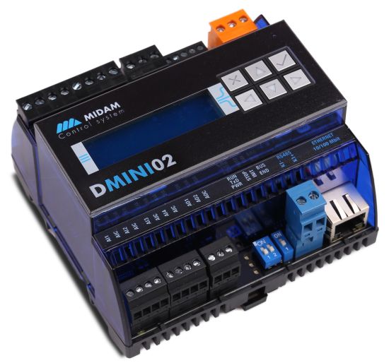 MIDAM - Volně programovatelný řídicí systém s více I/O - MIDAM DMINI02